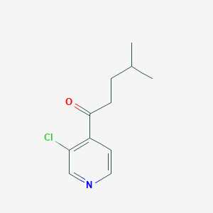 1-(3-Chloropyridin-4-yl)-4-methylpentan-1-one