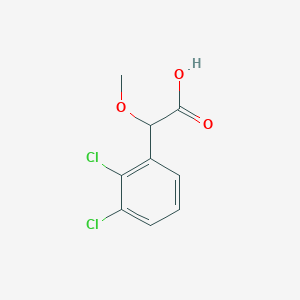 molecular formula C9H8Cl2O3 B7974651 2-(2,3-Dichlorophenyl)-2-methoxyacetic acid CAS No. 35599-99-6