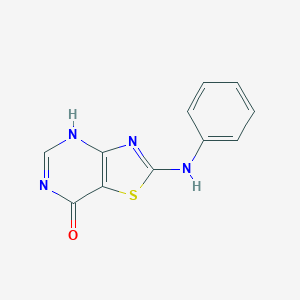 B079747 2-anilino-6H-thiazolo[4,5-d]pyrimidin-7-one CAS No. 14998-02-8