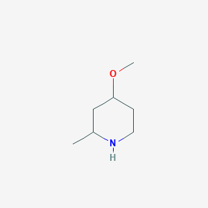 molecular formula C7H15NO B7974706 4-Methoxy-2-methyl-piperidine 