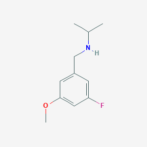 molecular formula C11H16FNO B7974714 (3-Fluoro-5-methoxybenzyl)-isopropylamine 
