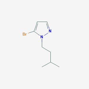 molecular formula C8H13BrN2 B7974762 5-bromo-1-(3-methylbutyl)-1H-pyrazole 