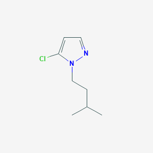 molecular formula C8H13ClN2 B7974767 5-chloro-1-(3-methylbutyl)-1H-pyrazole 
