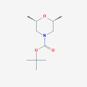 (2R,6s)-tert-butyl 2,6-dimethylmorpholine-4-carboxylate