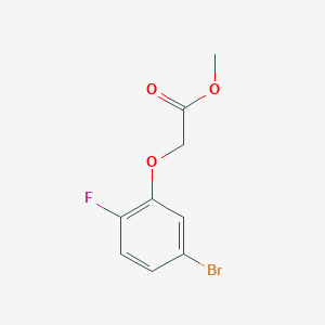 molecular formula C9H8BrFO3 B7974880 Methyl 2-(5-bromo-2-fluorophenoxy)acetate 