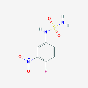 molecular formula C6H6FN3O4S B7974885 N-(4-Fluoro-3-nitrophenyl)aminosulfonamide 
