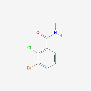 molecular formula C8H7BrClNO B7974971 3-Bromo-2-chloro-N-methylbenzamide 