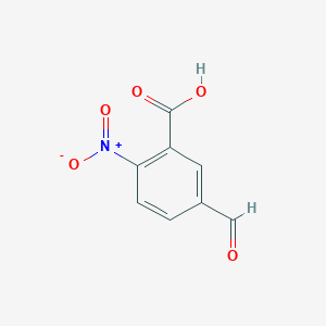 molecular formula C8H5NO5 B7975058 5-Formyl-2-nitrobenzoic acid 