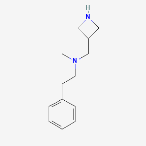 molecular formula C13H20N2 B7975160 [(Azetidin-3-yl)methyl](methyl)(2-phenylethyl)amine 