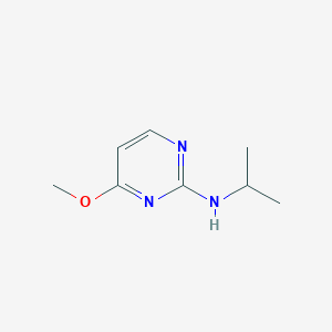 molecular formula C8H13N3O B7975238 4-methoxy-N-propan-2-ylpyrimidin-2-amine 
