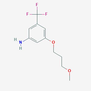3-(3-Methoxypropoxy)-5-(trifluoromethyl)aniline