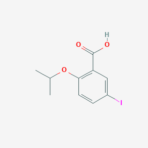 molecular formula C10H11IO3 B7975332 5-Iodo-2-isopropoxy-benzoic acid CAS No. 193882-71-2
