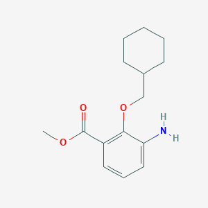 Methyl 3-amino-2-(cyclohexylmethoxy)benzoate