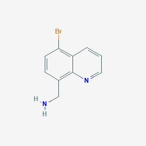 molecular formula C10H9BrN2 B7975415 (5-Bromoquinolin-8-yl)methanamine 
