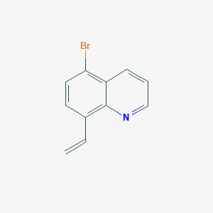 molecular formula C11H8BrN B7975423 5-Bromo-8-vinylquinoline 