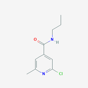 2-chloro-6-methyl-N-propylpyridine-4-carboxamide