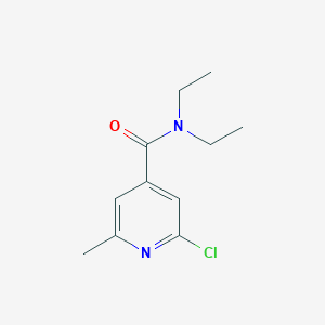 2-Chloro-N,N-diethyl-6-methylpyridine-4-carboxamide
