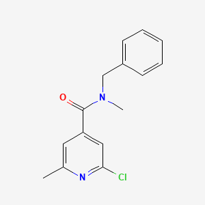 N-benzyl-2-chloro-N,6-dimethylpyridine-4-carboxamide