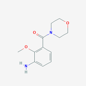 (3-Amino-2-methoxyphenyl)(morpholino)methanone