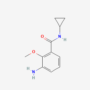 3-Amino-N-cyclopropyl-2-methoxybenzamide