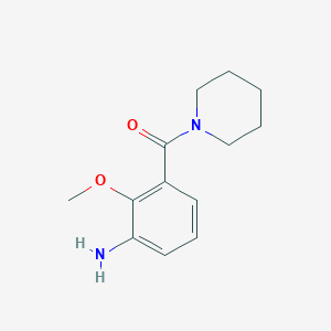 (3-Amino-2-methoxyphenyl)(piperidin-1-yl)methanone