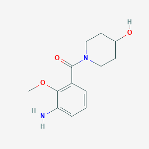 1-(3-Amino-2-methoxybenzoyl)piperidin-4-ol