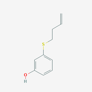 molecular formula C10H12OS B7975598 3-(But-3-en-1-ylsulfanyl)phenol 