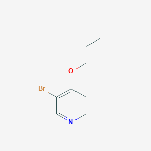 molecular formula C8H10BrNO B7975642 3-Bromo-4-propoxypyridine 