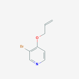 molecular formula C8H8BrNO B7975649 3-Bromo-4-(prop-2-en-1-yloxy)pyridine 