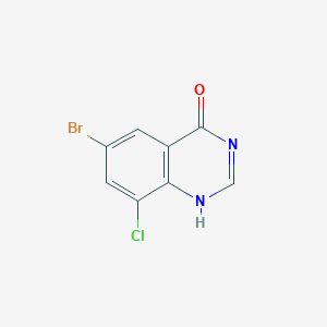 6-bromo-8-chloro-1H-quinazolin-4-one