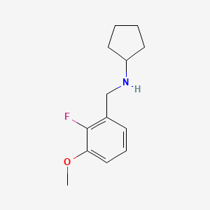 molecular formula C13H18FNO B7975683 N-(2-Fluoro-3-methoxybenzyl)cyclopentanamine 