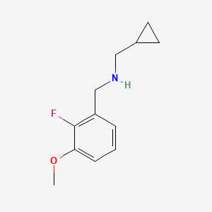 1-Cyclopropyl-N-(2-fluoro-3-methoxybenzyl)methanamine