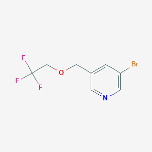 3-Bromo-5-((2,2,2-trifluoroethoxy)methyl)pyridine