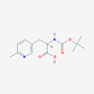 2-((tert-Butoxycarbonyl)amino)-3-(6-methylpyridin-3-yl)propanoic acid