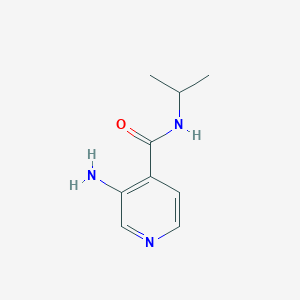 molecular formula C9H13N3O B7975771 3-Amino-N-isopropylisonicotinamide 
