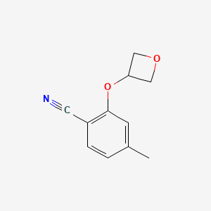 4-Methyl-2-(oxetan-3-yloxy)benzonitrile