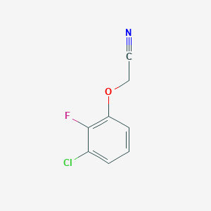 molecular formula C8H5ClFNO B7975857 2-(3-Chloro-2-fluoro-phenoxy)acetonitrile 