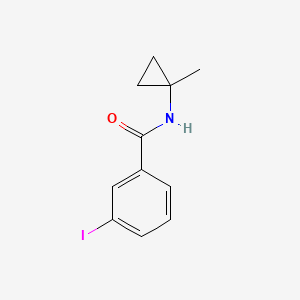 molecular formula C11H12INO B7975872 3-Iodo-N-(1-methylcyclopropyl)benzamide 