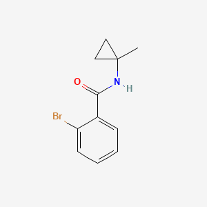 molecular formula C11H12BrNO B7975897 2-Bromo-N-(1-methylcyclopropyl)benzamide 