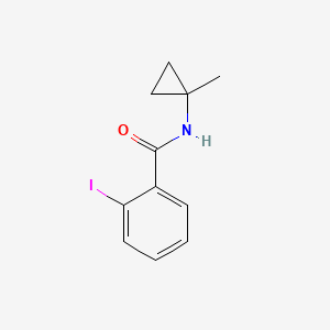molecular formula C11H12INO B7975901 2-iodo-N-(1-methylcyclopropyl)benzamide 