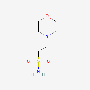 molecular formula C6H14N2O3S B7975907 2-(Morpholin-4-yl)ethane-1-sulfonamide 