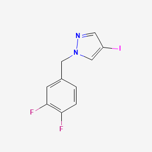 molecular formula C10H7F2IN2 B7975948 1-(3,4-Difluorobenzyl)-4-iodo-1H-pyrazole 