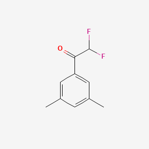 molecular formula C10H10F2O B7975951 1-(3,5-Dimethylphenyl)-2,2-difluoroethanone 