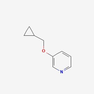 molecular formula C9H11NO B7975964 3-(环丙基甲氧基)吡啶 