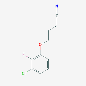 molecular formula C10H9ClFNO B7976008 4-(3-Chloro-2-fluoro-phenoxy)butanenitrile 