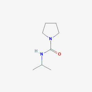 molecular formula C8H16N2O B7976144 N-isopropylpyrrolidine-1-carboxamide CAS No. 50708-03-7