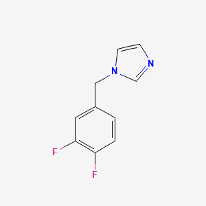 molecular formula C10H8F2N2 B7976145 1-(3,4-difluorobenzyl)-1H-imidazole 