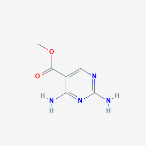 molecular formula C6H8N4O2 B7976173 Methyl 2,4-diaminopyrimidine-5-carboxylate 