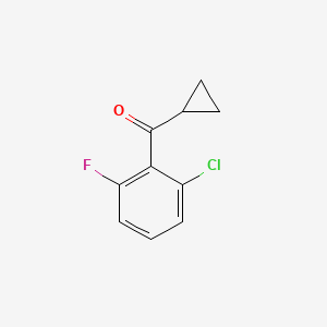 2-Chloro-6-fluorophenyl cyclopropyl ketone