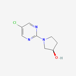 molecular formula C8H10ClN3O B7976186 (R)-1-(5-chloropyrimidin-2-yl)pyrrolidin-3-ol 
